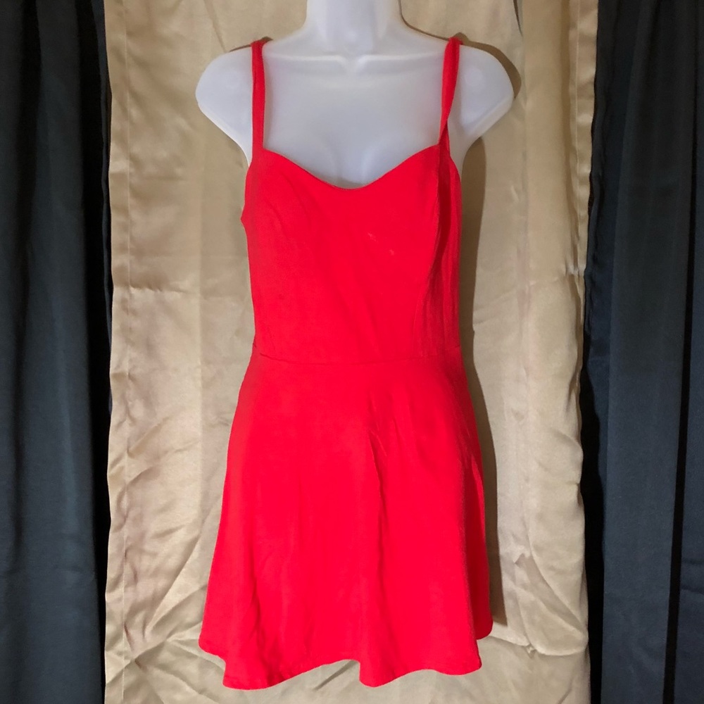 Red Skater Dress